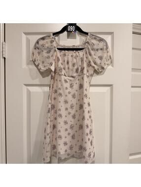 #90 CHILDRENS PLACE floral girls dress Sz. Large (10/12)